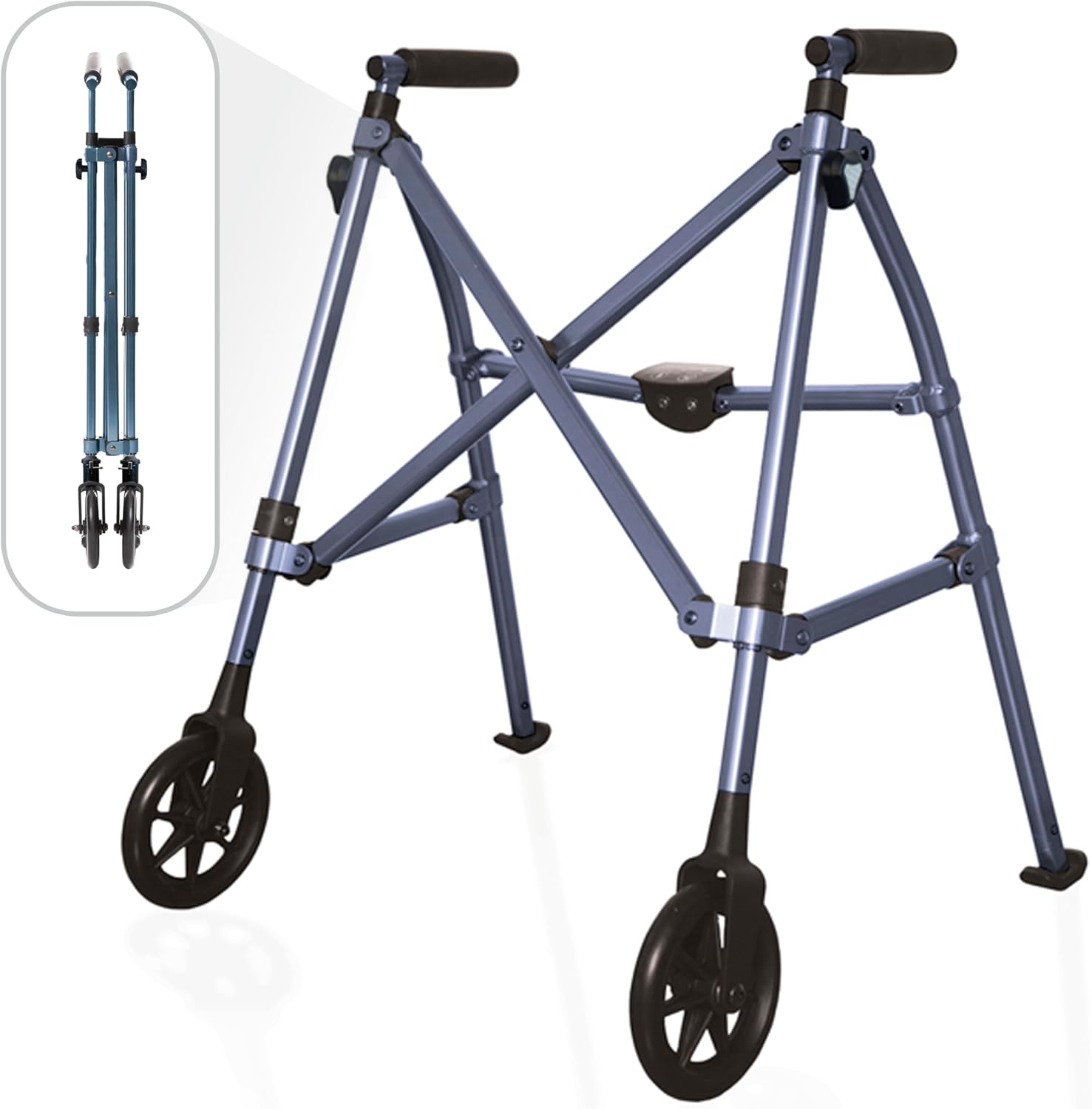 Stander Space Saver Walker short/junior size in cobalt blue